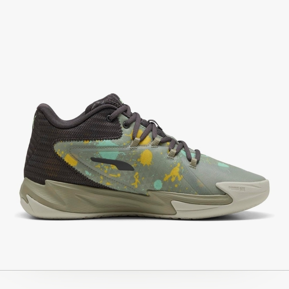 Size 9.5 Puma Dagger Points In The Paint Mens Shoes 31216801 Lux Armi Fresh Mint - Picture 5 of 7
